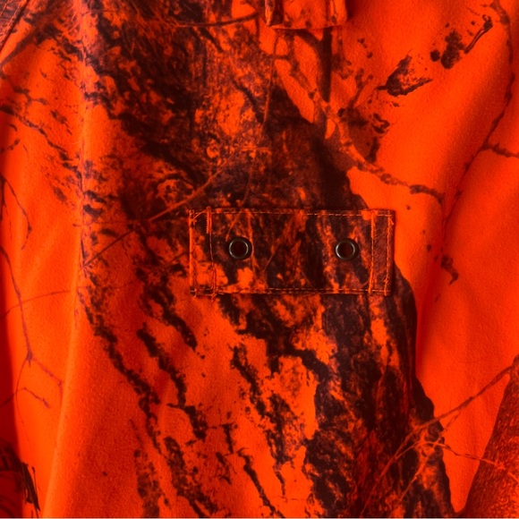 Hunter Hide Orange Camouflage Jacket - Picture 12 of 13